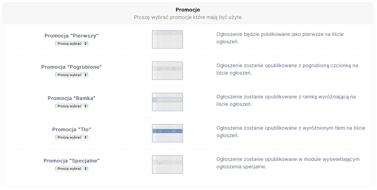 Promocje
